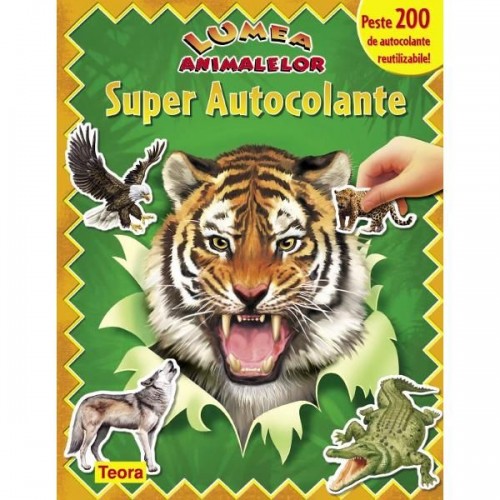 Super autocolante lumea animalelor