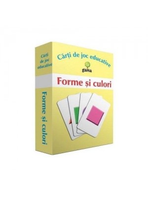 Forme si culori. Carti de joc educative