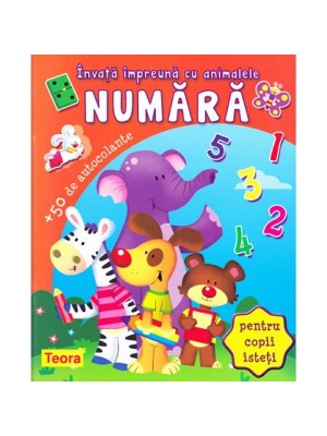 Invata cu animale Numara