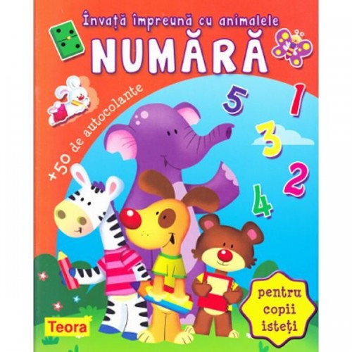 Invata cu animale Numara