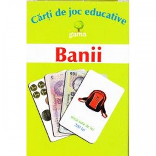 Banii. Carti de joc educative