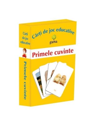 Primele cuvinte. Carti de joc educative