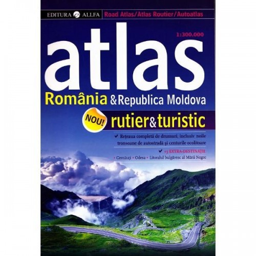 Atlas rutier Romania & Republica Moldova