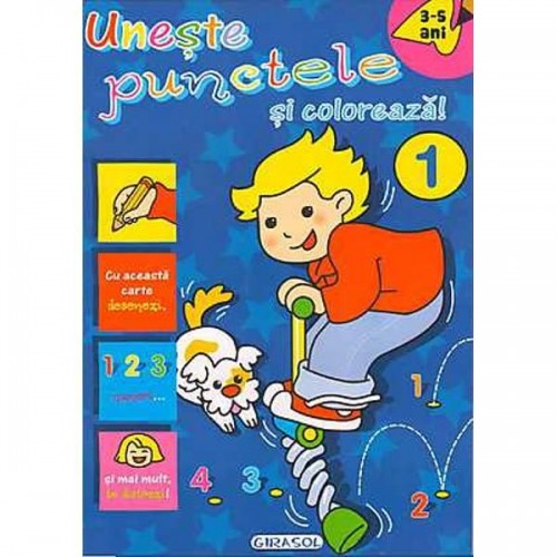 Uneste punctele si coloreaza! 1