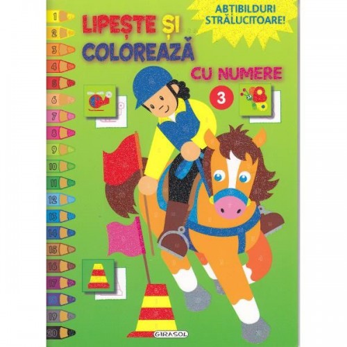 Lipeste si coloreaza cu numere 3