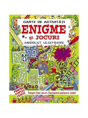 Carte de activitati enigme si jocuri absolut uluitoare