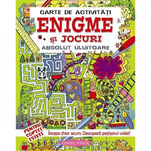 Carte de activitati enigme si jocuri absolut uluitoare