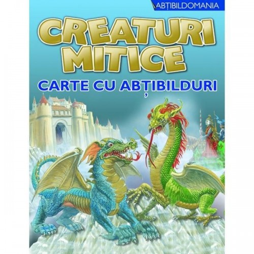 Carte cu abtibilduri - Creaturi mitice