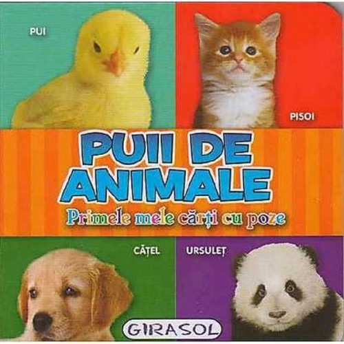 Carti cu poze - Puii de animale