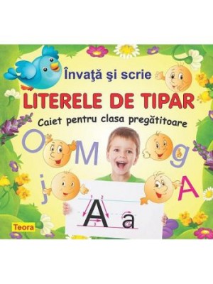 Invata si scrie literele de tipar