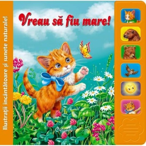 Vreau sa fiu mare! (6 butoane sonore)