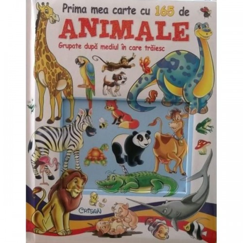 Prima mea carte cu 165 animale 