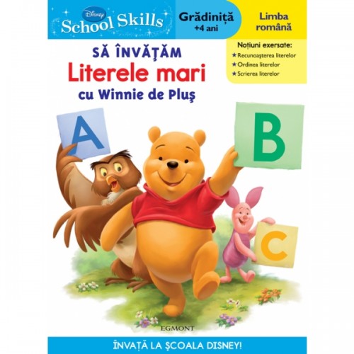 School skills +4 ani -  sa invatam literele mari cu winnie de plus#retip