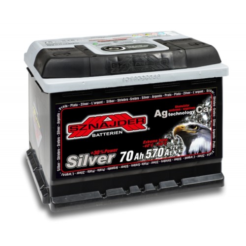 SNAIDER 70 Ah Silver