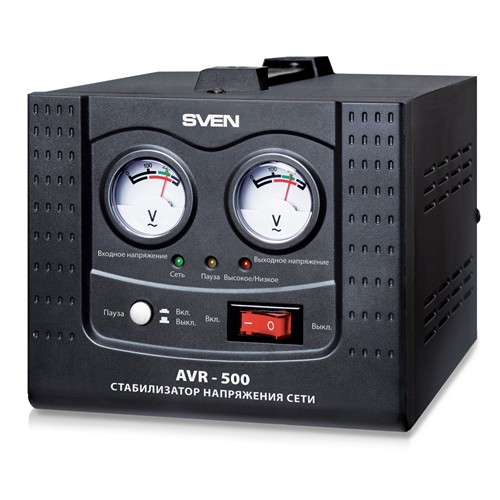 SVEN Automatic Voltage Regulator AVR-500, 500VA/350W