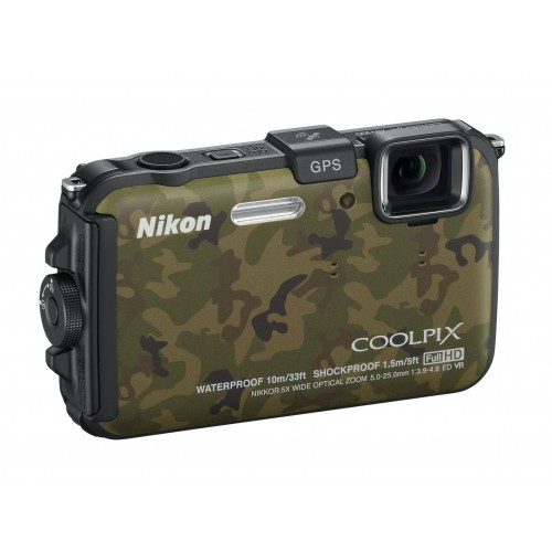 Ультракомпактный фотоаппарат Nikon Coolpix AW100 Green