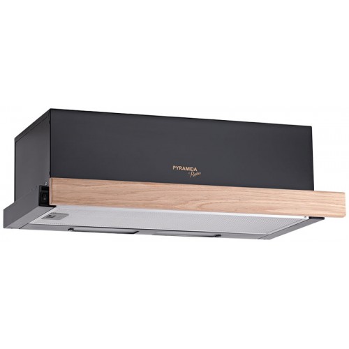 Вытяжка встраиваемая телескопическая Pyramida TL 60 Wood Black