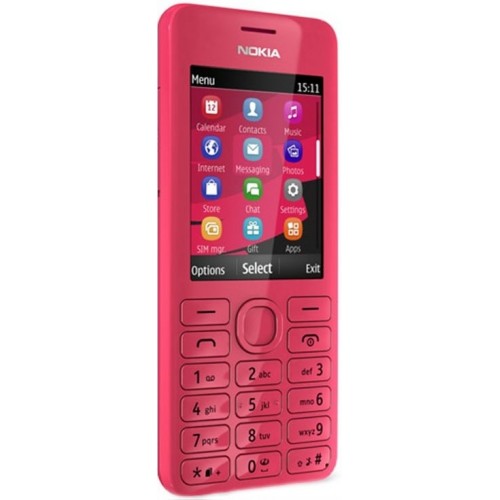 Мобильный телефон Nokia Asha 206 (Magenta)