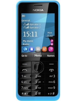 Мобильный телефон Nokia 301 Dual SIM (Cyan)