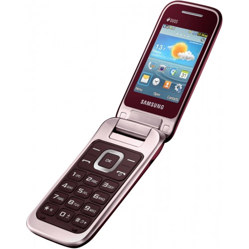Мобильный телефон Samsung C3592 (Wine Red)