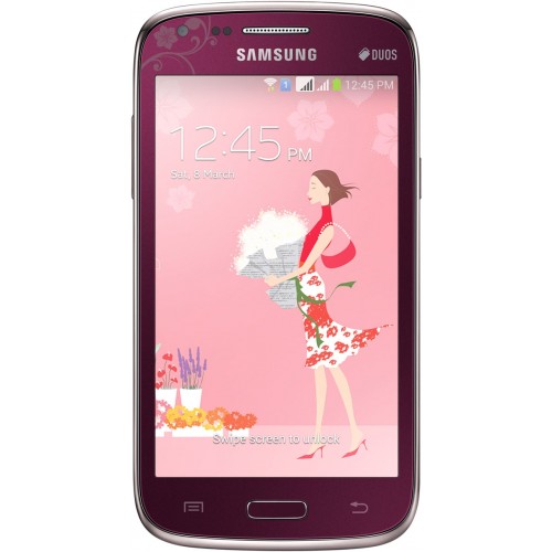 Смартфон Samsung I8262 Galaxy Core (Wine Red La Fleur)