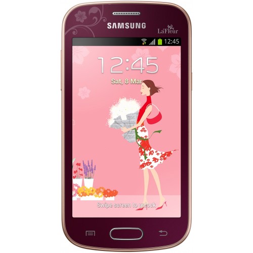 Смартфон Samsung S7390 Galaxy Trend (Flamingo Red La Fleur)