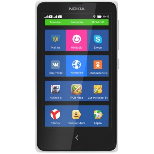 Смартфон Nokia X Dual SIM (White)