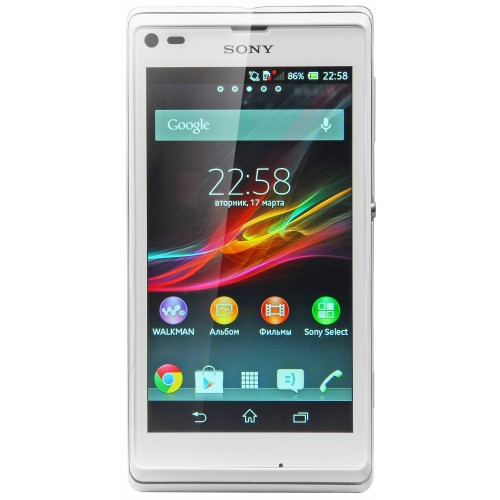 Смартфон Sony Xperia L (White)