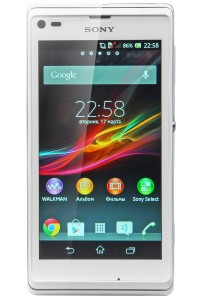 Смартфон Sony Xperia L (White)