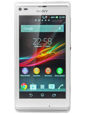 Смартфон Sony Xperia L (White)