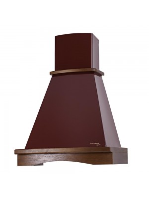 Вытяжка купольная/настенная Pyramida R 60 burgundy nut/U