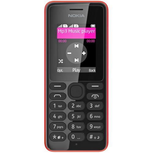 Мобильный телефон Nokia 108 Dual SIM (Red)