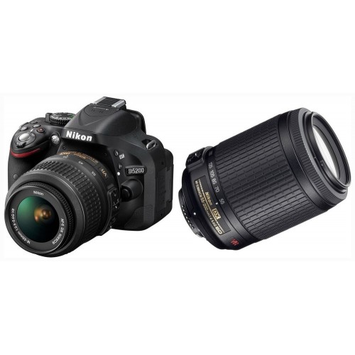 Зеркальный фотоаппарат Nikon D5200 Kit (18-55 + 55-200mm)
