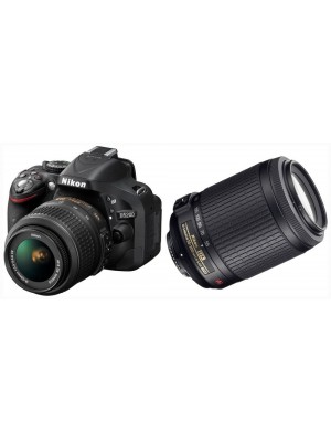 Зеркальный фотоаппарат Nikon D5200 Kit (18-55 + 55-200mm)