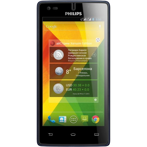 Смартфон Philips Xenium W737 (Navy)