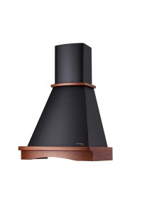 Вытяжка купольная/настенная Pyramida R 60 black (nut)