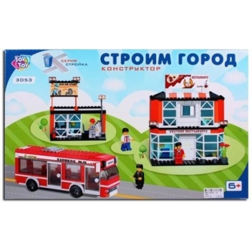 Пластмассовый конструктор Joy Toy Строим город (3053)