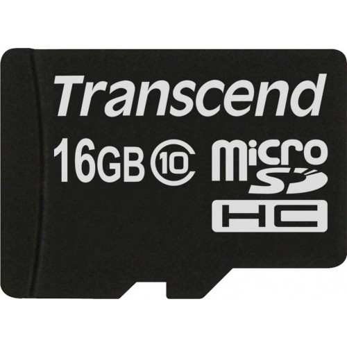 Карта памяти Transcend 16 GB microSDHC class 10 TS16GUSDC10