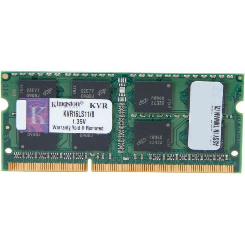 Оперативная память Kingston 8 GB SO-DIMM DDR3 1600 MHz (KVR16LS11/8)