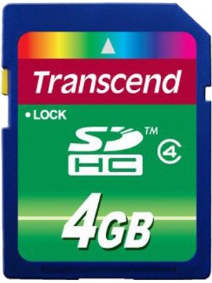 Карта памяти Transcend 4 GB SDHC Class 4 TS4GSDHC4