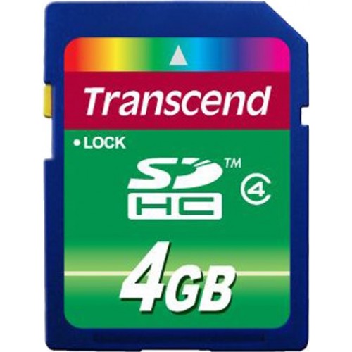 Карта памяти Transcend 4 GB SDHC Class 4 TS4GSDHC4