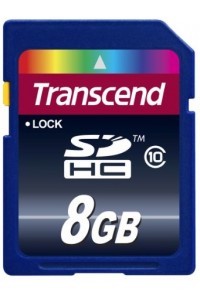 Карта памяти Transcend 8 GB SDHC class 10 TS8GSDHC10