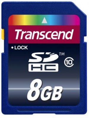 Карта памяти Transcend 8 GB SDHC class 10 TS8GSDHC10