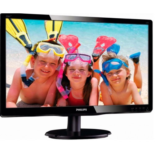 ЖК-монитор Philips 226V4LAB, Glossy Black