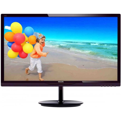 ЖК-монитор Philips 244E5QHAD, Glossy Black