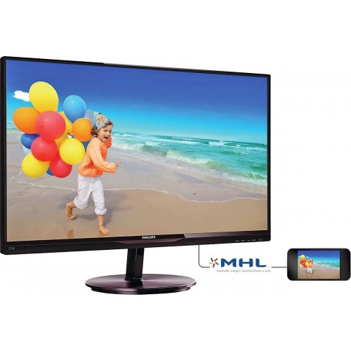 ЖК-монитор Philips 274E5QHAB, Black-Cherry