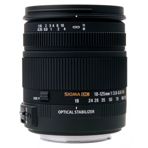 Объектив универсальный Sigma AF 18-125mm F3.8-5.6 DC OS HSM F/Nik