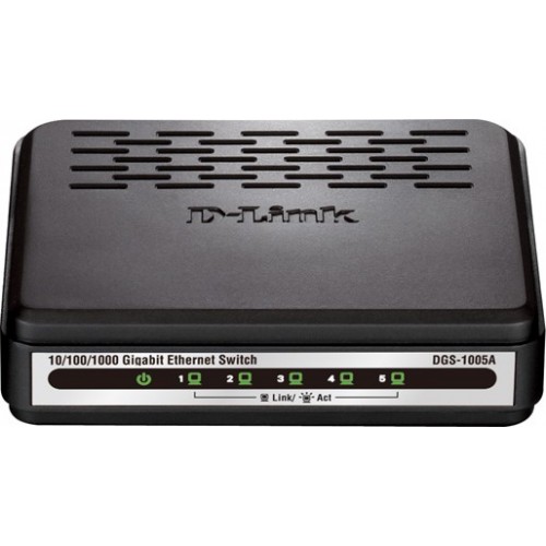 Коммутатор неуправляемый D-Link DGS-1005A