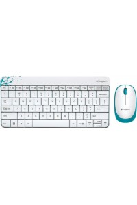 Комплект: клавиатура и мышь Logitech Wireless Combo MK240 White