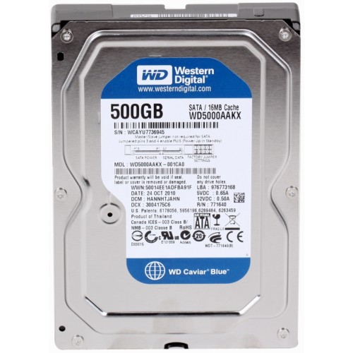 Жесткий диск Western Digital Blue WD5000AAKX